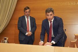 Toma de posesión de Salvador Pérez Moreno como nuevo Director de la Escuela de Doctorado de la Universidad de Málaga. Edificio del Rectorado. Abril de 2024