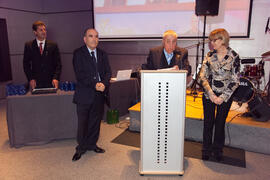 Acto en la cena del 3º Congreso Internacional de Actividad Físico-Deportiva para Mayores de la Universidad de Málaga. Hotel Barceló Málaga. Marzo de 2009