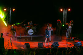 Concierto de Dry Martina. Festival Benéfico en los Baños del Carmen. Cursos de Verano de la Universidad de Málaga. Málaga. Julio de 2018