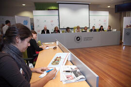 Presentación de la XX edición del Fancine de la Universidad de Málaga. Rectorado. Noviembre de 2010