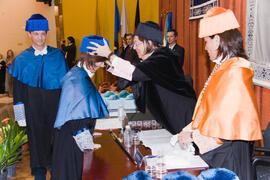 Investidura de nuevos doctores por la Universidad de Málaga. Paraninfo. Diciembre de 2009