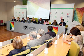 Presentación de los cursos de verano de la Universidad de Málaga. Rectorado. Mayo de 2011