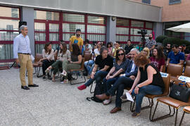 Antonio María Lara presenta "Dialogando" con Clara Jiménez. Facultad de Ciencias de la Comunicación. Mayo de 2019