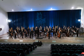 Concierto de Bandas Sonoras de la 30 edición de Fancine de la Universidad de Málaga. Auditorio de la Escuela Técnica de Ingeniería de Telecomunicaciones e Informática. Noviembre de 2020