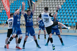 Partido Universidad de Suceava - Universidad Duisburg-Essen. Categoría masculina. Campeonato Europeo Universitario de Balonmano. Antequera. Julio de 2017