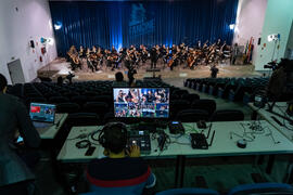Concierto de Bandas Sonoras de la 30 edición de Fancine de la Universidad de Málaga. Auditorio de la Escuela Técnica de Ingeniería de Telecomunicaciones e Informática. Noviembre de 2020