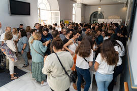 Momentos previos a la apertura del Curso Académico 2019-2020 de la Escuela Técnica Superior de Arquitectura de la Universidad de Málaga. Teatro Cervantes. Octubre de 2019