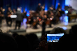 Concierto de Bandas Sonoras de la 31 edición de Fancine de la Universidad de Málaga. Auditorio de la Escuela Técnica de Ingeniería de Telecomunicaciones e Informática. Noviembre de 2021