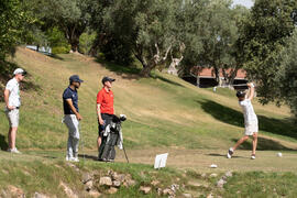 Jugada del Campeonato Europeo de Golf Universitario. Antequera. Junio de 2019