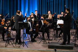 Concierto de Bandas Sonoras de la 30 edición de Fancine de la Universidad de Málaga. Auditorio de la Escuela Técnica de Ingeniería de Telecomunicaciones e Informática. Noviembre de 2020