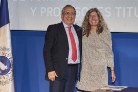 Toma de posesión de Esther Morillas García como catedrática del Área de Traducción e Interpretación (Lengua Italiana) de la Universidad de Málaga. Paraninfo. Diciembre de 2022