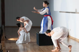 Representación de la obra "La Gaviota" de la compañía Mu Teatro. Paraninfo. Octubre de 2015
