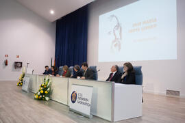 Mesa presidencial. Homenaje en recuerdo del profesor José María Troya. Salón de Actos de la Escuela Técnica Superior de Ingeniería Informática. Octubre de 2016