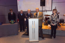 Acto en la cena del 3º Congreso Internacional de Actividad Físico-Deportiva para Mayores de la Universidad de Málaga. Hotel Barceló Málaga. Marzo de 2009