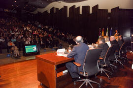 Acto de Clausura del 3º Congreso Internacional de Actividad Físico-Deportiva para Mayores de la Universidad de Málaga. Palacio de Ferias y Congresos de Málaga. Marzo de 2009