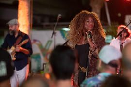 Concierto de Free Soul Band. Festival solidario en los Baños del Carmen. Cursos de Verano de la Universidad de Málaga. Málaga. Julio de 2019