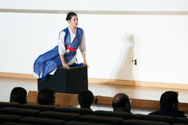 Representación de la obra "La Gaviota" de la compañía Mu Teatro. Paraninfo. Octubre de 2015