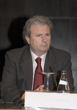 Juan de la Cruz Vázquez. Panel Institucional. 2º Congreso Internacional de Actividad Físico-Deportiva para Mayores de la Universidad de Málaga. Palacio de Ferias y Congresos de Málaga. Marzo de 2007