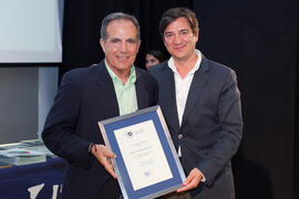 Entrega de distinciones en la gala del deporte de la Universidad de Málaga. Mayo de 2014