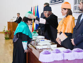 Investidura de nuevos doctores por la Universidad de Málaga 2010. Paraninfo. Enero de 2010
