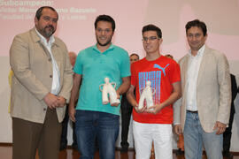Entrega del Trofeo Rectora. Gala del Deporte Universitario. Escuela Técnica Superior de Ingeniería de Telecomunicaciones. Junio de 2015
