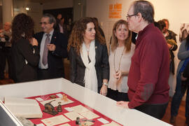 Inauguración de la exposición "50 Años de la Facultad de Ciencias Económicas y Empresariales". Rectorado. Enero de 2015