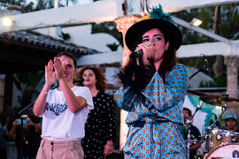 Concierto de Julia Martín. Festival solidario en los Baños del Carmen. Cursos de Verano de la Universidad de Málaga. Málaga. Julio de 2019