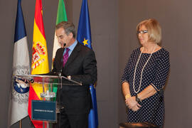 Toma de posesión del equipo de gobierno de la Universidad de Málaga. Rectorado. Enero de 2012