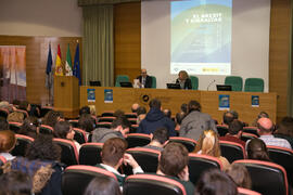 Conferencia marco. Jornada "Brexit y Gibraltar. Un reto con oportunidades conjuntas". Edificio del Rectorado. Febrero de 2017