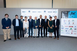 Photocall. Gala del Deporte Universitario 2019. Escuela Técnica Superior de Ingeniería de Telecomunicaciones. Junio de 2019