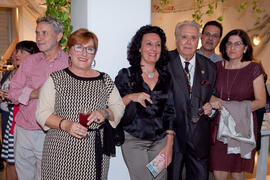 Fiesta posterior a la entrega de la Medalla de la Ciudad y del título de Hijo Predilecto a Eugenio Chicano. Ayuntamiento de Málaga. Octubre de 2014