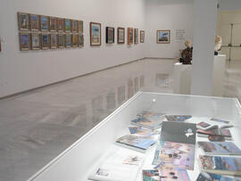 Exposición Lorenzo Saval. Sala de exposiciones del Rectorado. Febrero de 2008