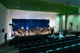 Concierto de Bandas Sonoras de la 30 edición de Fancine de la Universidad de Málaga. Auditorio de la Escuela Técnica de Ingeniería de Telecomunicaciones e Informática. Noviembre de 2020
