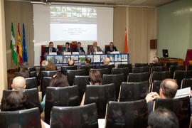 Sesión inaugural del XVIII Congreso de ASEPELT. Facultad de Ciencias Económicas y Empresariales. Octubre de 2014
