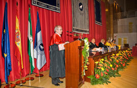 Investidura como Doctor "Honoris Causa" de D. Juan Antonio Carrillo Salcedo por la Universidad de Málaga. Salón de Actos de la Facultad de Derecho. Octubre de 2007