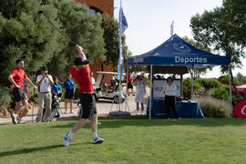 Jugador de la Universidad de Stirling. Campeonato Europeo de Golf Universitario en Antequera Golf. Antequera. Junio de 2019