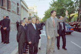 Inauguración del Rectorado por el príncipe Felipe. Málaga. Abril de 2002