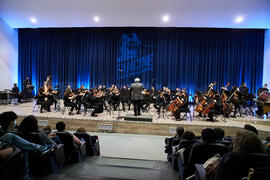 Concierto de Bandas Sonoras de la 31 edición de Fancine de la Universidad de Málaga. Auditorio de la Escuela Técnica de Ingeniería de Telecomunicaciones e Informática. Noviembre de 2021