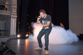Narksoul. Ensayos para la Gala Inaugural de la XXIV edición de Fancine de la Universidad de Málaga. Teatro Cervantes. Noviembre de 2014