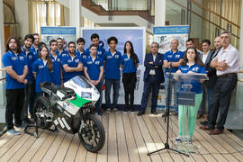 Presentación del proyecto "UMA Racing Team 2017/2018". Edificio del Rectorado. Junio de 2017