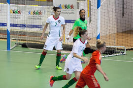 Partido Portugal contra Rusia. 14º Campeonato del Mundo Universitario de Fútbol Sala 2014 (FUTSAL). Antequera. Julio de 2014