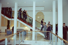 Inauguración del Rectorado por el príncipe Felipe. Málaga. Abril de 2002