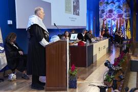 Lección Inaugural de Eugenio Carmona. Apertura del Curso Académico 2024/2025 de la Universidad de Málaga. Paraninfo. Septiembre de 2024