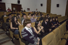 Presentación de videoclip y concierto del taller "1+1 Fusión Cultural Atalaya, 2ª Fase" por la Universidad de Málaga. Paraninfo. Abril de 2010