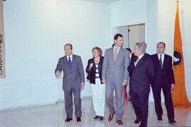 Inauguración del Rectorado por el príncipe Felipe. Málaga. Abril de 2002