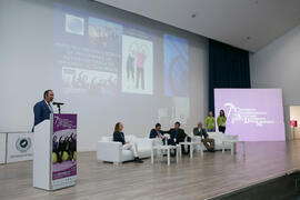 Antonio Jesús Casimiro. Panel de expertos. 7º Congreso Internacional de Actividad Física Deportiva para Mayores. Escuela Técnica Superior de Ingeniería de Telecomunicaciones y de Informática. Noviembre de 2017